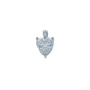 Vintage Silver Heart Pendant Necklace
